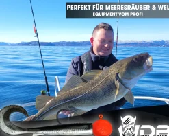 Wild Devil Baits UVO Rattle Curly Sand Eel Twister Sandaal Meeres Shad Gummifisch Sandeel Meeresangeln Angelköder