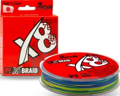Wild Devil Baits X8 Braid Multicolor Japan PE 8-fach rund geflochtene Angelschnur Braided Fishing Line Angelschnur