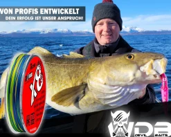 Wild Devil Baits X8 Braid Multicolor Japan PE 8-fach rund geflochtene Angelschnur Braided Fishing Line Angelschnur