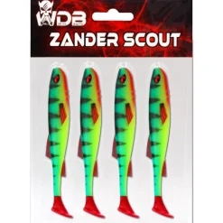 Wild Devil Baits Zander Scout Fire Tiger 12,5 cm Shad Gummifisch Softlure Angelköder
