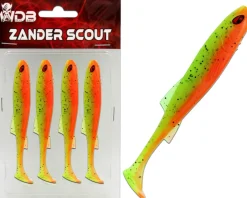 Wild Devil Baits Zander Scout Fire Tiger 12,5 cm Shad Gummifisch Softlure Angelköder