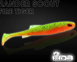 Wild Devil Baits Zander Scout Fire Tiger 12,5 cm Shad Gummifisch Softlure Angelköder