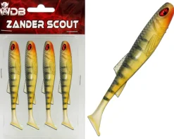 Wild Devil Baits Zander Scout Natural Perch Shad Gummifisch Softlure Angelköder