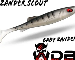 Wild Devil Baits Zander Scout 10 cm Shad Gummifisch Softlure Angelköder