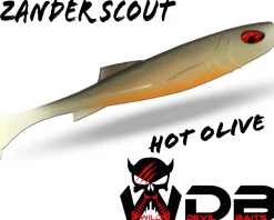 Wild Devil Baits Zander Scout 10 cm Shad Gummifisch Softlure Angelköder
