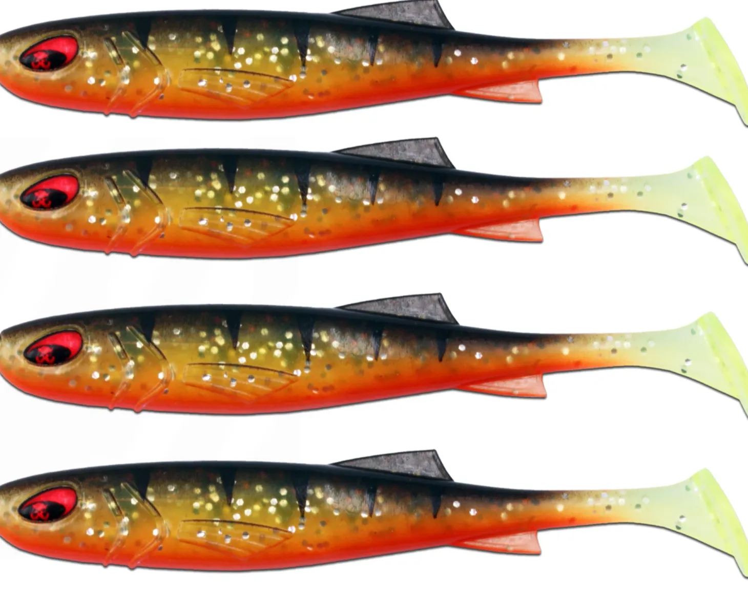 Wild Devil Baits Zander Scout 10 cm Shad Gummifisch Softlure Angelköder