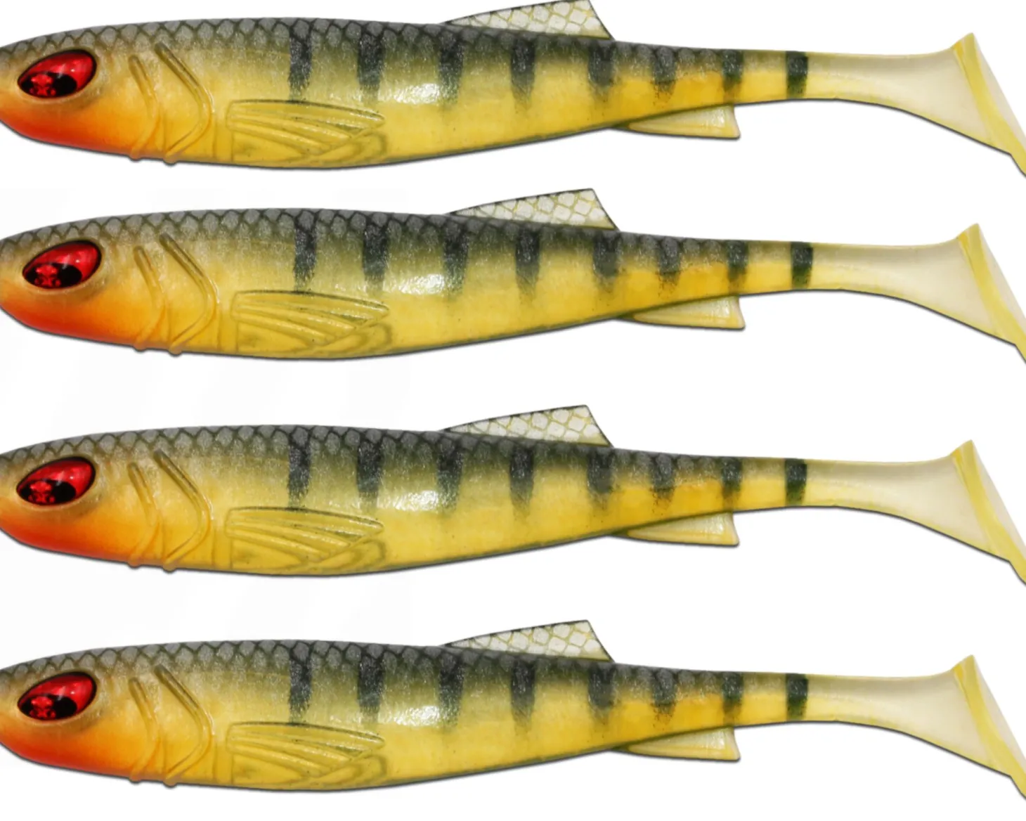 Wild Devil Baits Zander Scout 10 cm Shad Gummifisch Softlure Angelköder