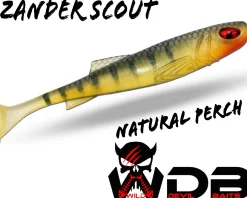Wild Devil Baits Zander Scout 10 cm Shad Gummifisch Softlure Angelköder