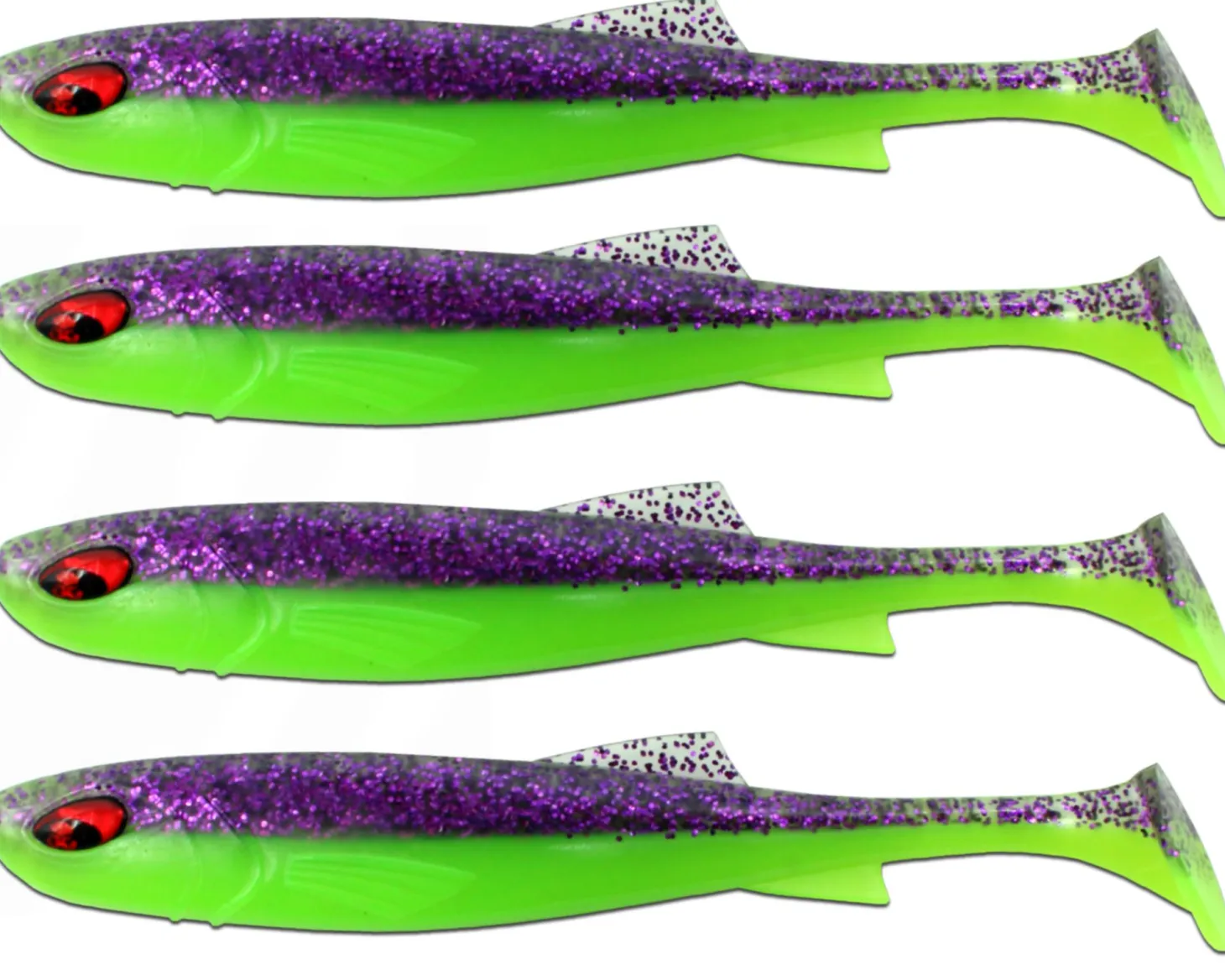 Wild Devil Baits Zander Scout 10 cm Shad Gummifisch Softlure Angelköder